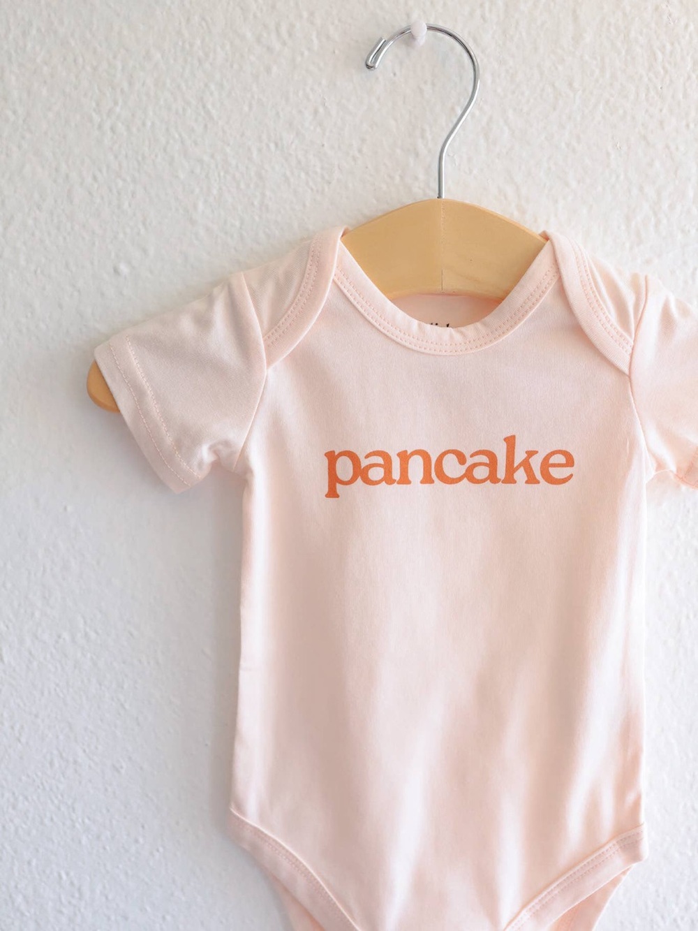 Polished Prints Organic Cotton “Pancake” Baby Onesie | NWT